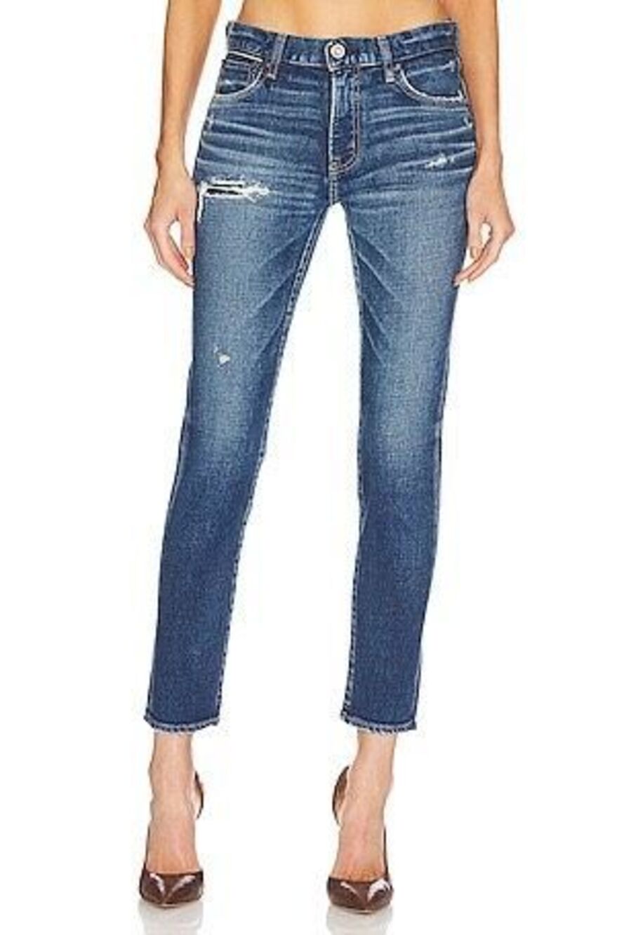Moussy Vintage Swillburg Skinny Jeans in Dark Blue Size 26